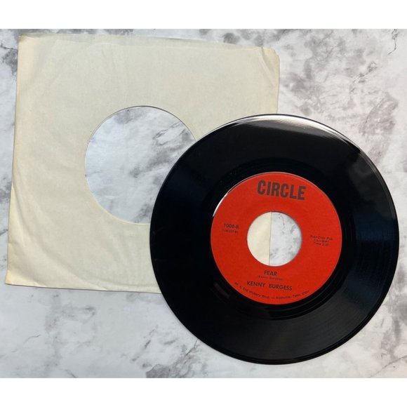 Kenny Burgess Soldier Peace / Fear 45 Country Circle 1008 VG+/NM - Picture 4 of 4